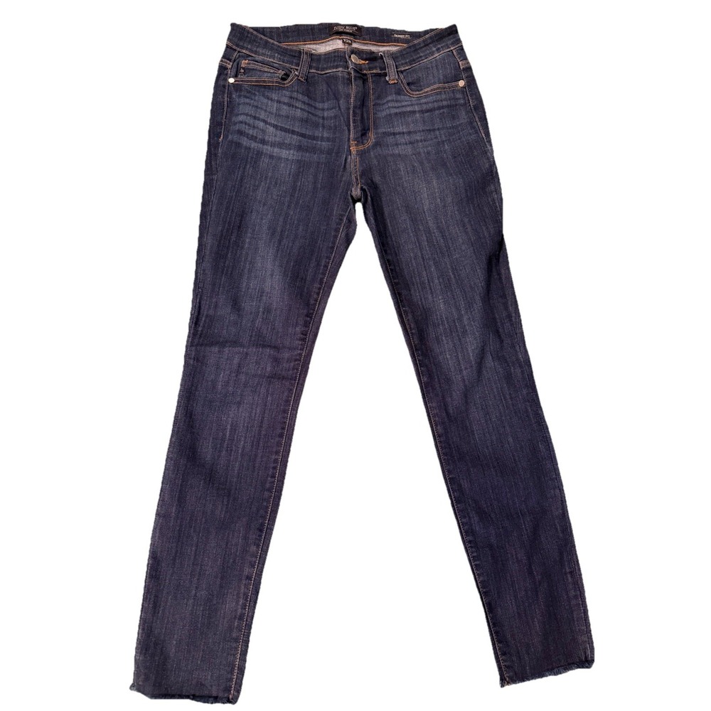 Women's Judy Blue Skinny Fit 7/28 Stretch Denim dark wash jeans